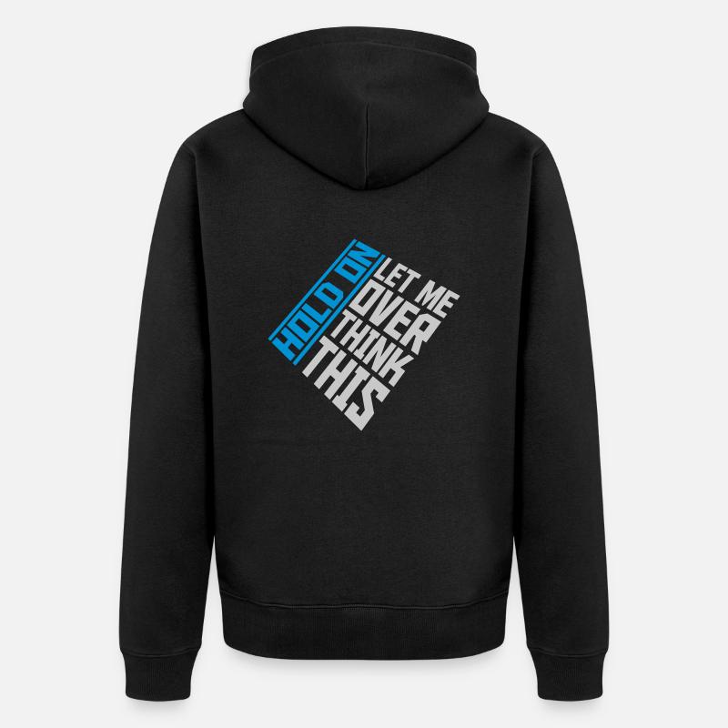 Permettez-moi d’exagérer - Veste à capuche bio Premium Unisexe - noir