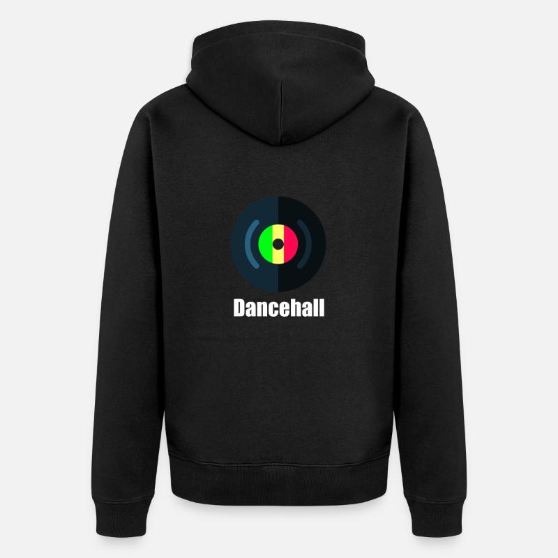 Dancehall - Veste à capuche bio Premium Unisexe - noir