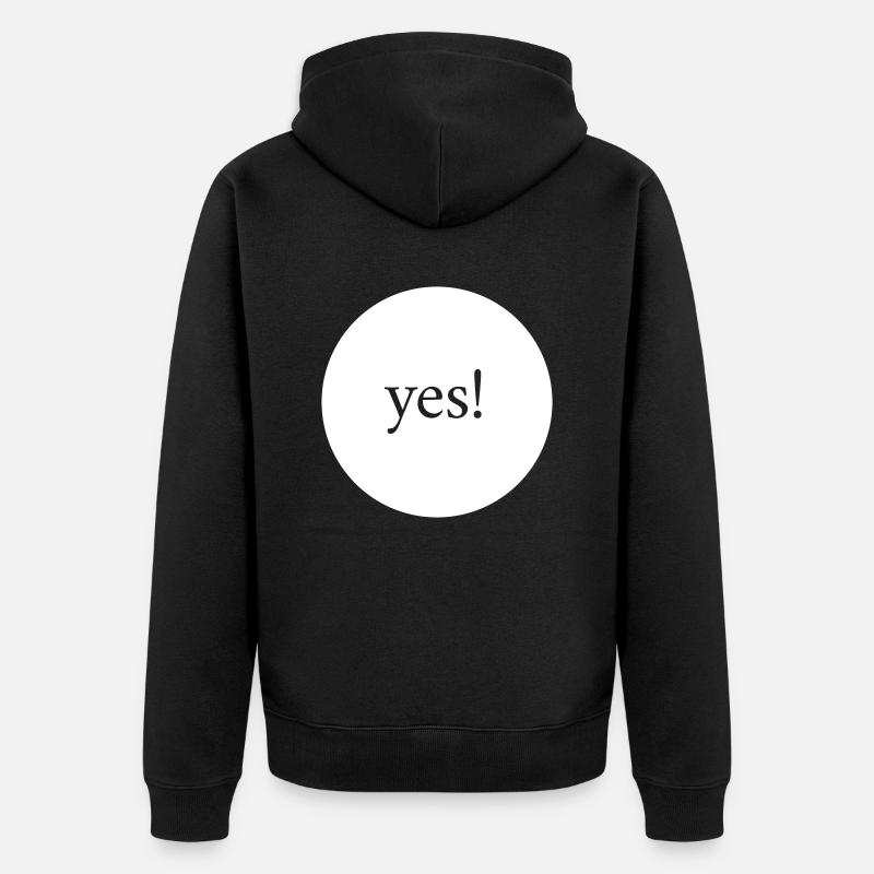 oui! - Veste à capuche bio Premium Unisexe - noir