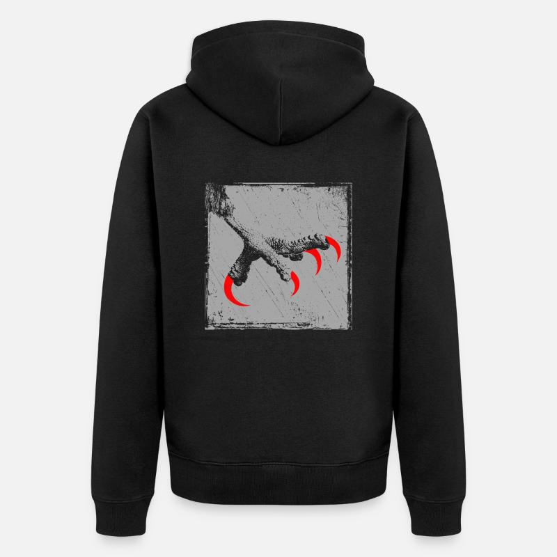 Griffe d’aigle - Veste à capuche bio Premium Unisexe - noir