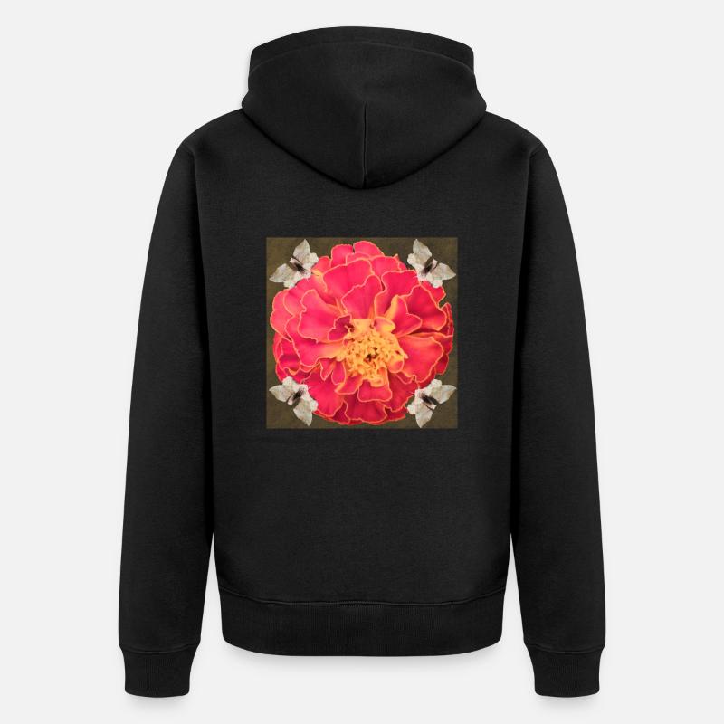 ParRino Marigolds - Veste à capuche bio Premium Unisexe - noir