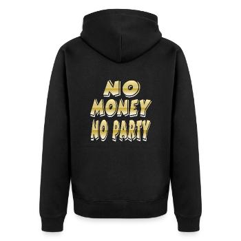 Parti - Veste à capuche bio Premium Unisexe - noir - Dos - Nico (187cm)