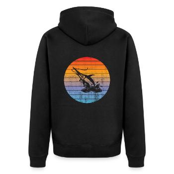 Pêche Pêche Hameçons De pêche Pêche Pêche Pêcheur Pêcheur - Veste à capuche bio Premium Unisexe - noir - Dos - Nico (187cm)