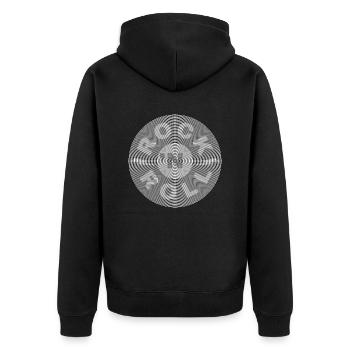 Rock n Roll - Veste à capuche bio Premium Unisexe - noir - Dos - Nico (187cm)