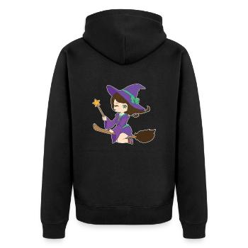 Bbc Ghosts Mary - Veste à capuche bio Premium Unisexe - noir - Dos - Nico (187cm)