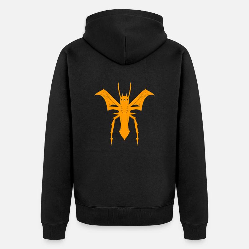 Araignée volante - Veste à capuche bio Premium Unisexe - noir