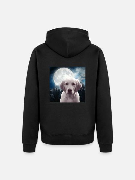 Vom Mondscheinholz - Unisex Premium Bio Zip Hoodie - Schwarz