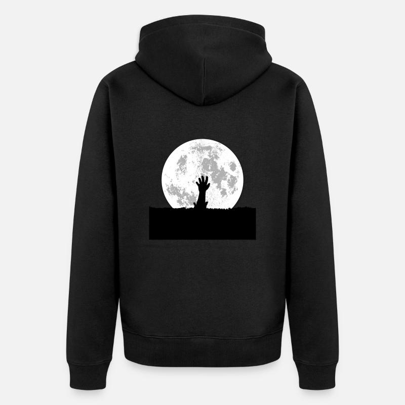 Les morts ressuscitent - Veste à capuche bio Premium Unisexe - noir