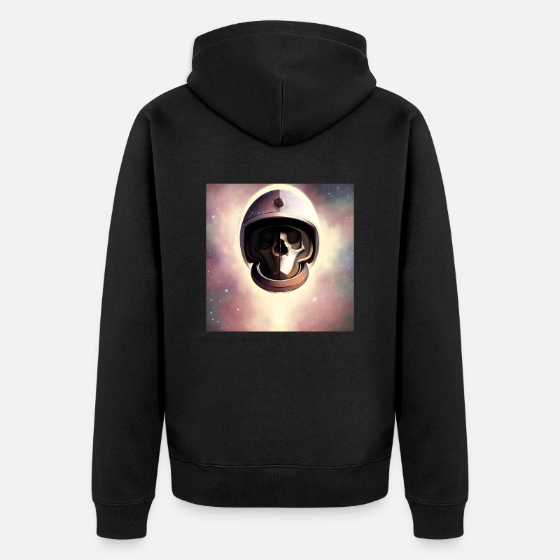 Héros de l’espace - Veste à capuche bio Premium Unisexe - noir