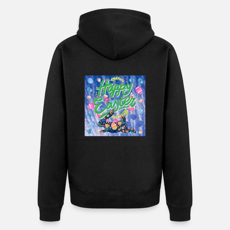 Joyeux Noël, Noël. - Veste à capuche bio Premium Unisexe - noir