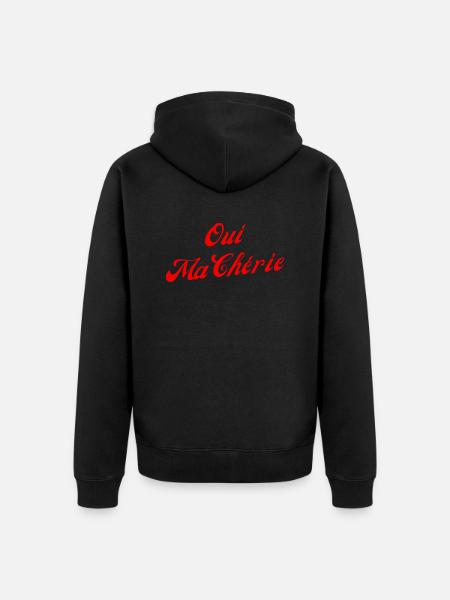 Oui ma chérie - Veste à capuche bio Premium Unisexe - noir
