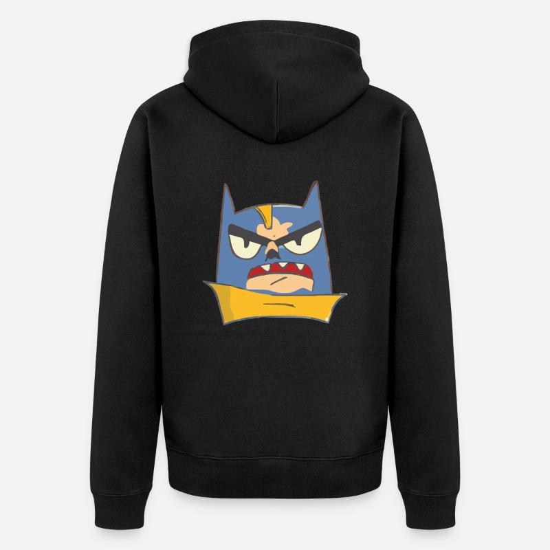 Rax le chat grognon - Veste à capuche bio Premium Unisexe - noir