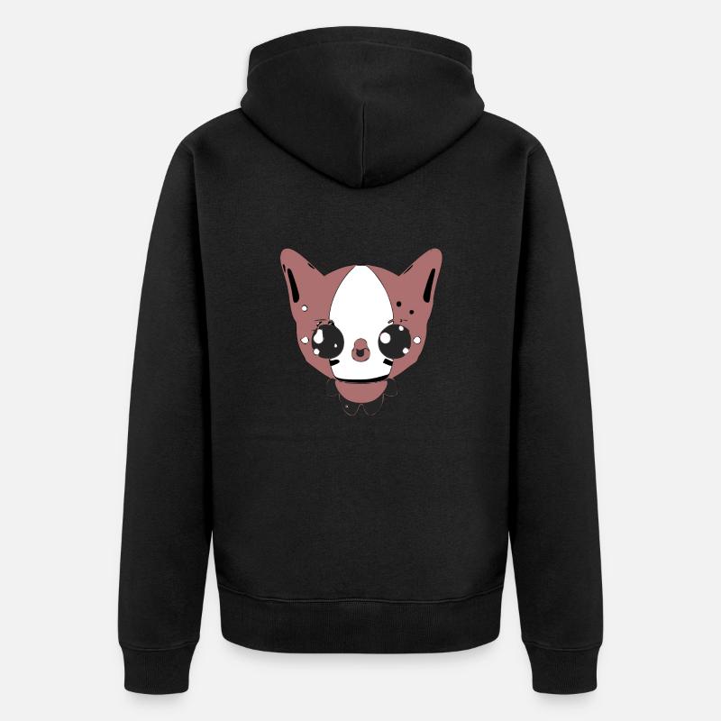Lutti le mignon kawaii - Veste à capuche bio Premium Unisexe - noir
