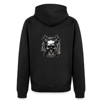 Viking Nord - Veste à capuche bio Premium Unisexe - noir - Dos - Nico (187cm)