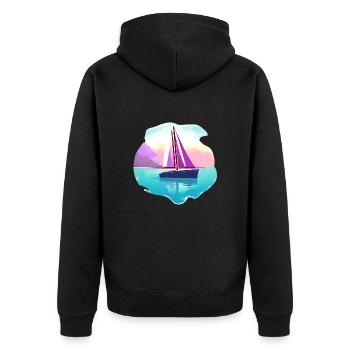 Voile Voile Voile Sport Marins - Veste à capuche bio Premium Unisexe - noir - Dos - Nico (187cm)