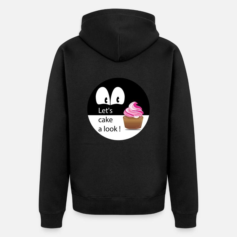 Cake a Look - Veste à capuche bio Premium Unisexe - noir