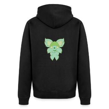 PELUSYN - Veste à capuche bio Premium Unisexe - noir - Dos - Nico (187cm)