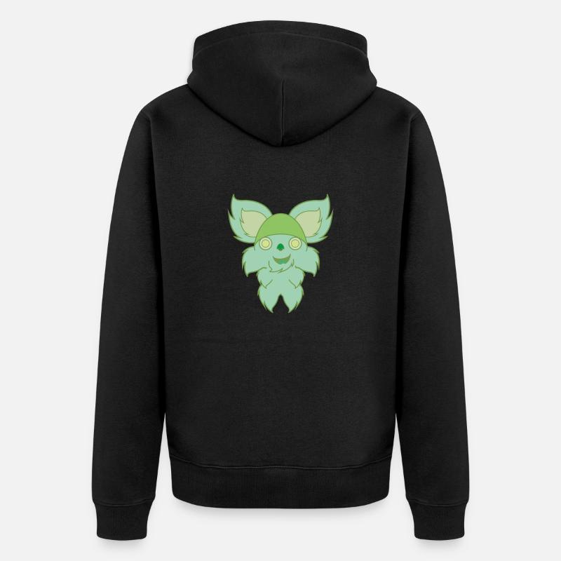 PELUSYN - Veste à capuche bio Premium Unisexe - noir