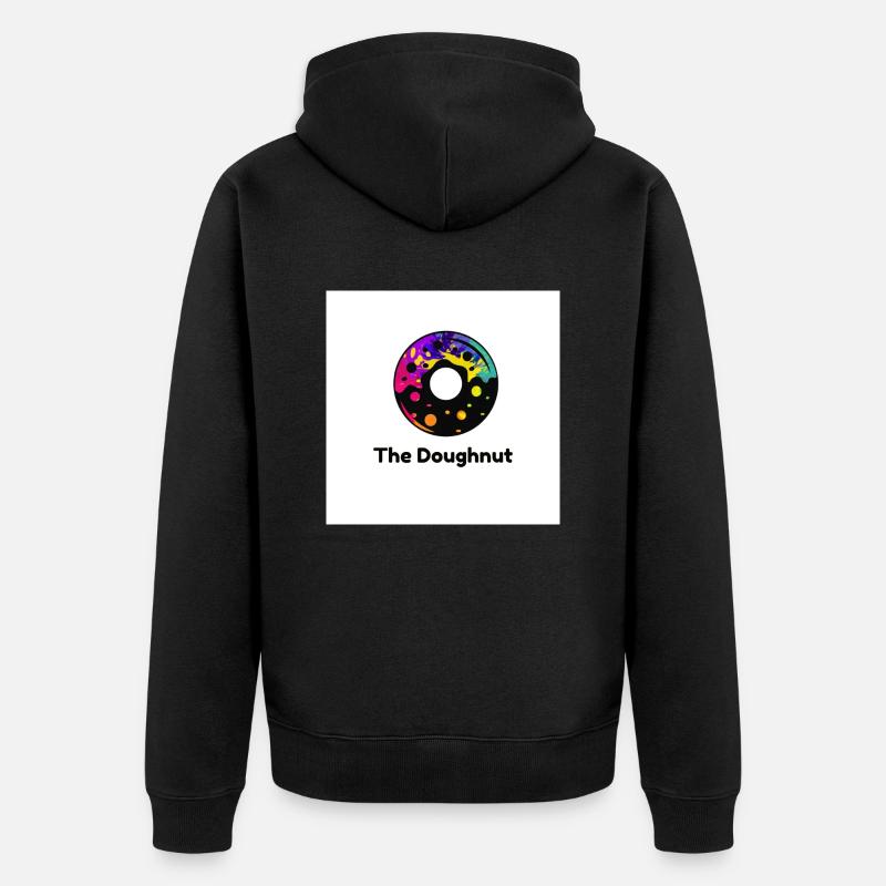 Le beignet - Veste à capuche bio Premium Unisexe - noir