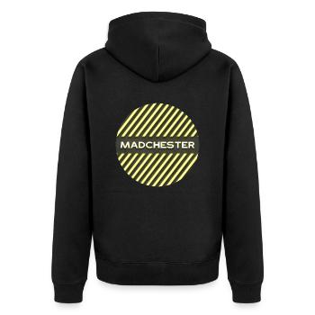 MADCHESTER - Veste à capuche bio Premium Unisexe - noir - Dos - Nico (187cm)