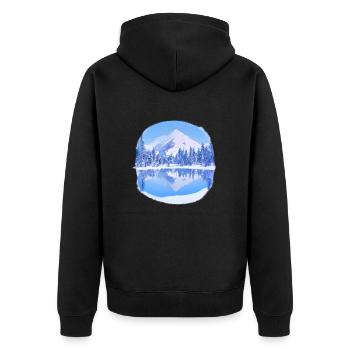 Ski Design Ski Ski Tenue de ski Skieurs - Veste à capuche bio Premium Unisexe - noir - Dos - Nico (187cm)