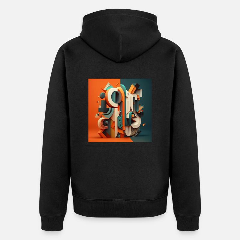 Graffiti - Veste à capuche bio Premium Unisexe - noir