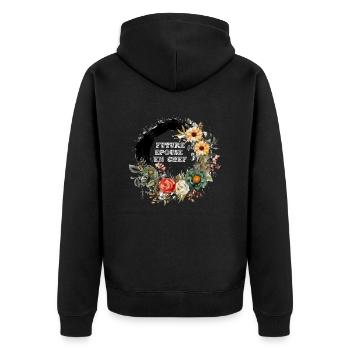 Future épouse - Veste à capuche bio Premium Unisexe - noir - Dos - Nico (187cm)