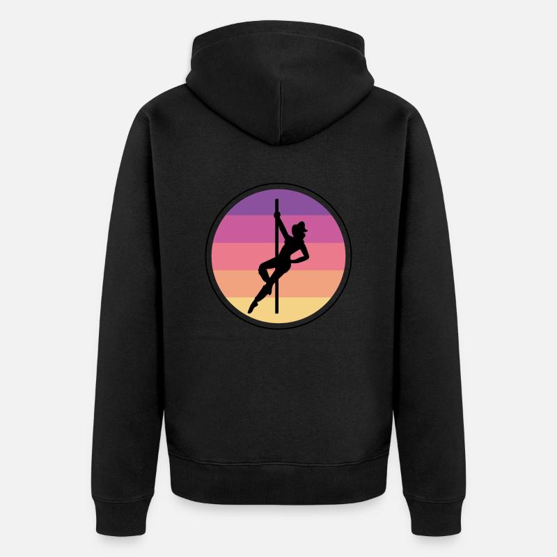 Danse Musique de danse - Veste à capuche bio Premium Unisexe - noir