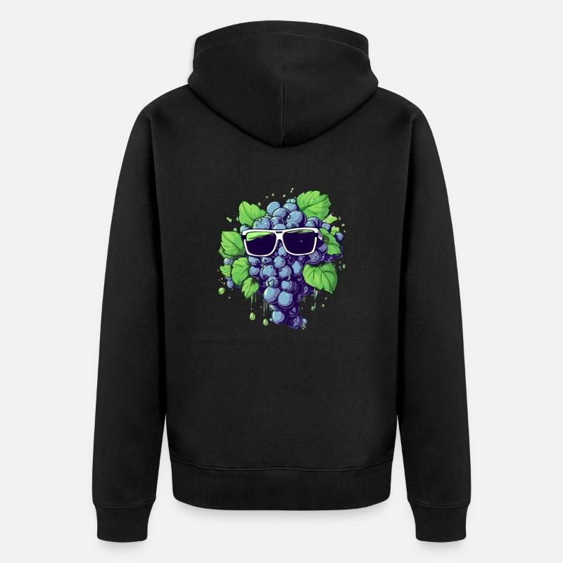 Grappe de raisin Harry - Veste à capuche bio Premium Unisexe - noir