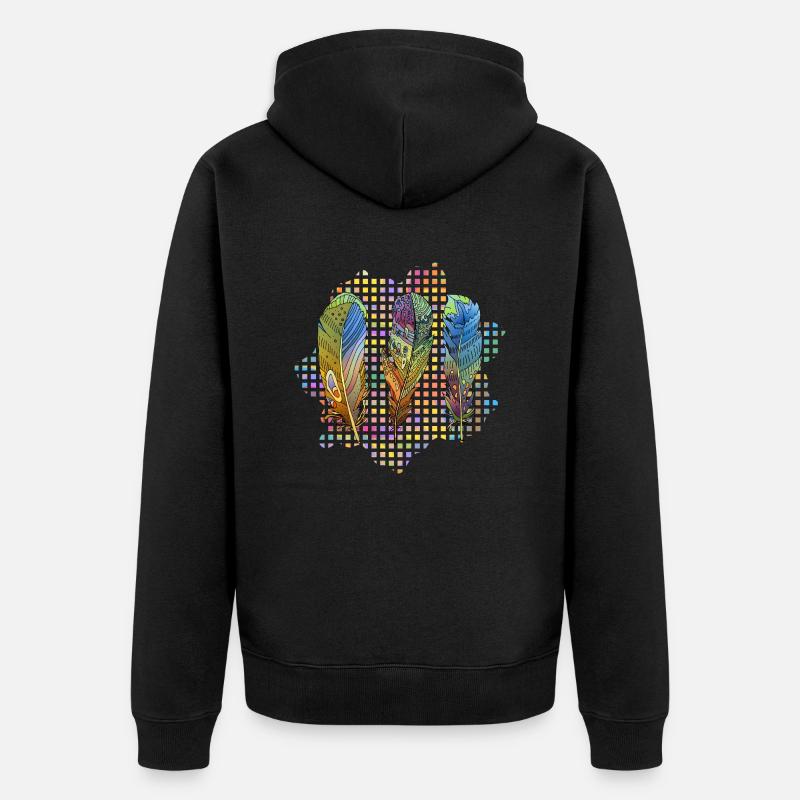 Re - Veste à capuche bio Premium Unisexe - noir