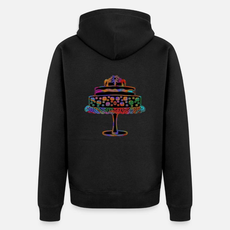 Gâteau - Veste à capuche bio Premium Unisexe - noir