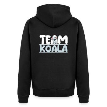 Koala Ours Koala - Veste à capuche bio Premium Unisexe - noir - Dos - Nico (187cm)