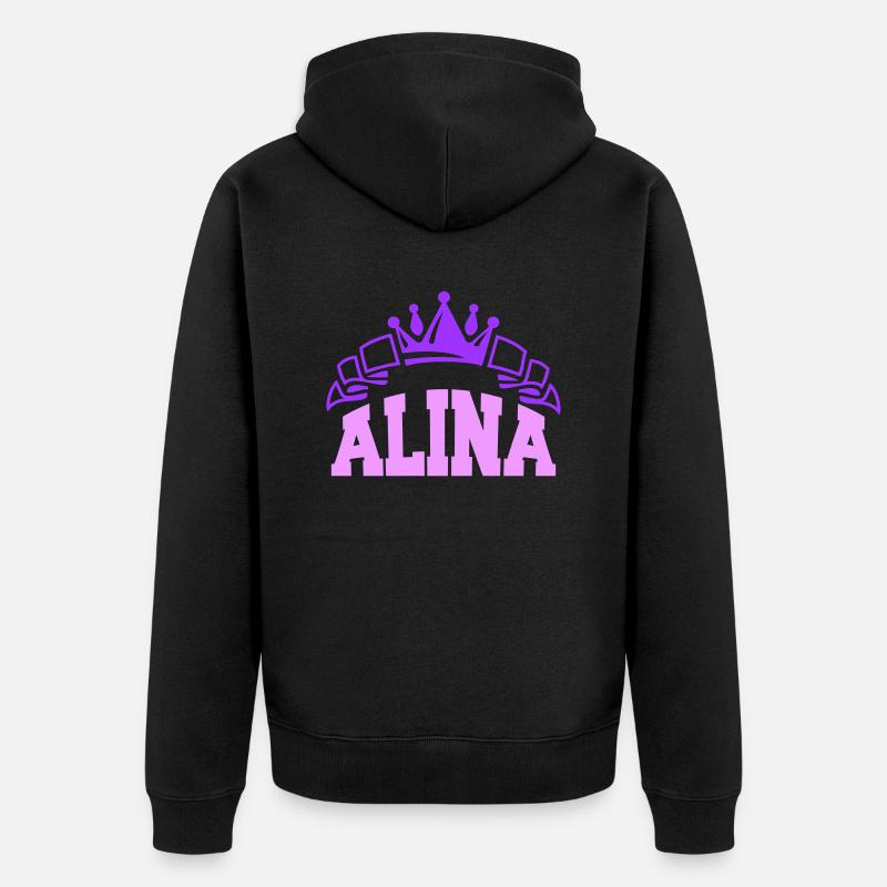 Alina - Veste à capuche bio Premium Unisexe - noir