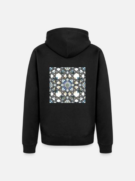 6 Original - Unisex Premium Bio Zip Hoodie - Schwarz