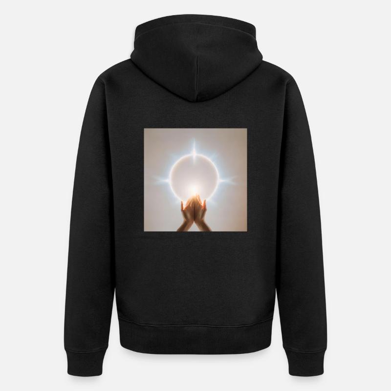 Astrologie Astronomie Astrophysique - Veste à capuche bio Premium Unisexe - noir