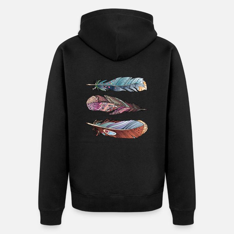 Stylo - Veste à capuche bio Premium Unisexe - noir