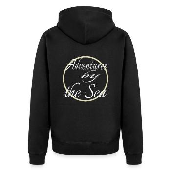 idée de cadeau d’anniversaire paradis blague cadeau idée cadeau - Veste à capuche bio Premium Unisexe - noir - Dos - Nico (187cm)