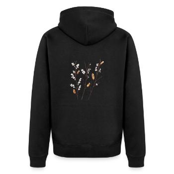 Chatons de Pâques - Veste à capuche bio Premium Unisexe - noir - Dos - Nico (187cm)