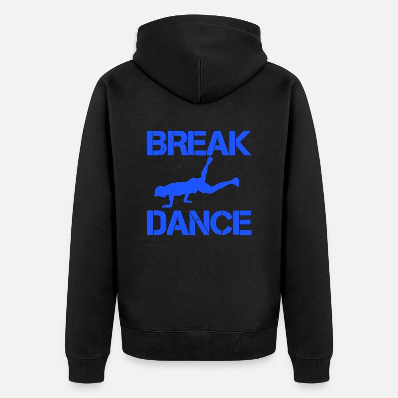 Breakdance (Breakdance) - Veste à capuche bio Premium Unisexe - noir