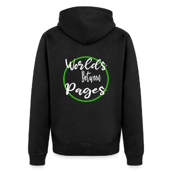 Escape Adventures Refreshing Break Jokes - Unisex Premium Organic Zip Hoodie - black - Back - Nico (187cm)