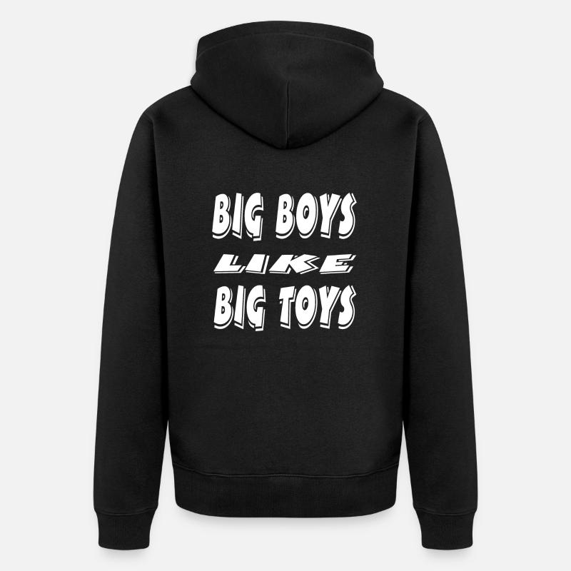 Traktor - Unisex Premium Bio Zip Hoodie - Schwarz