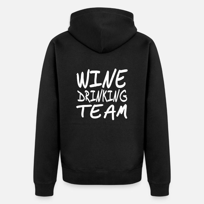 Vin - Veste à capuche bio Premium Unisexe - noir