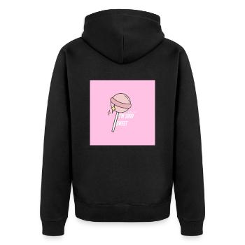 Lolipop - Veste à capuche bio Premium Unisexe - noir - Dos - Nico (187cm)