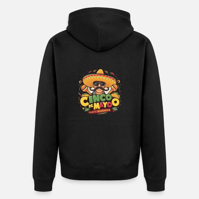 cinco de mayo - Veste à capuche bio Premium Unisexe - noir