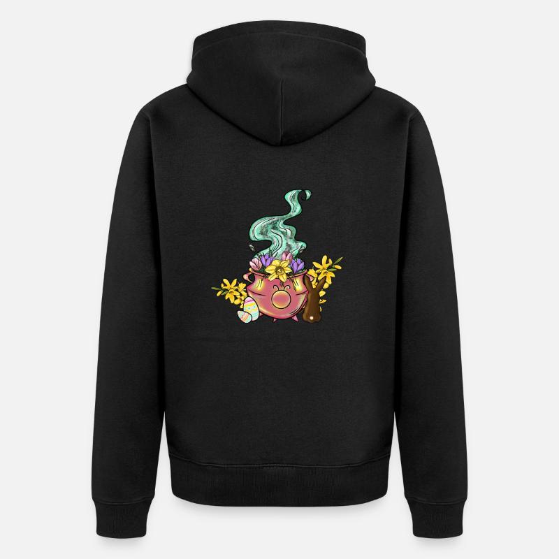 Chaudron d’Ostara - Veste à capuche bio Premium Unisexe - noir