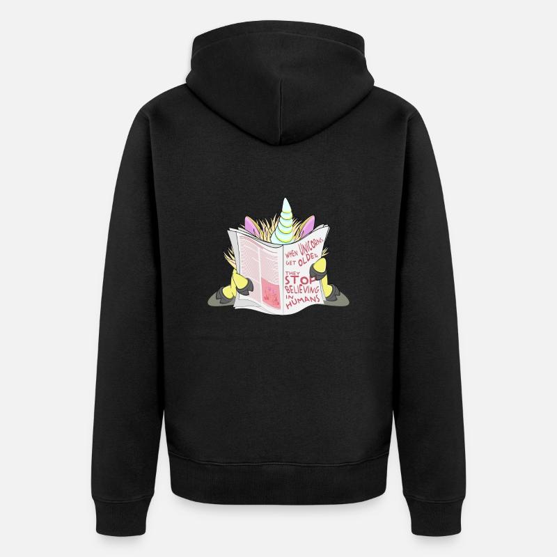 VRAIMENT - Veste à capuche bio Premium Unisexe - noir