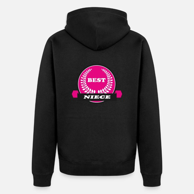 COUSIN NEVEU FRERE 47 - Veste à capuche bio Premium Unisexe - noir
