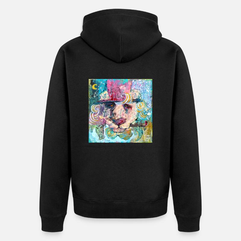 Amigo Lion - Veste à capuche bio Premium Unisexe - noir