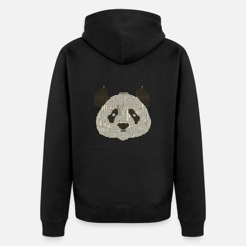 Laby-Panda - Veste à capuche bio Premium Unisexe - noir