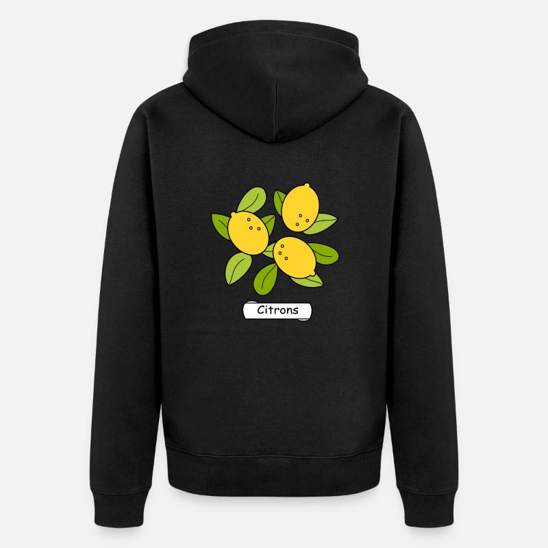 Cédrats - Veste à capuche bio Premium Unisexe - noir